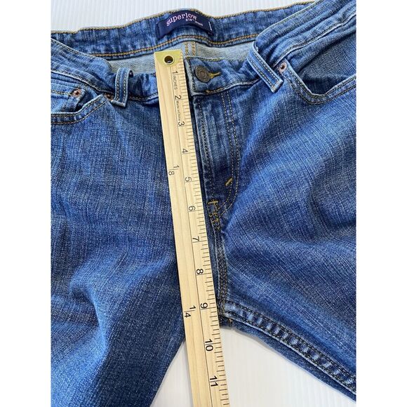 Levis 518 Superlow Bootcut Curvy Denim Jeans Women's Size 11 Long ( Fit 32x33) - Picture 5 of 10